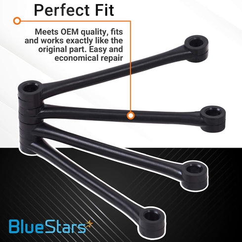 Ultra Durable WH1X2727 Washer Dampening Strap Replacement Part by Blue Stars – Exact Fit for GE & Hotpoint Washers – Replaces WH1X10046 AP2044899 PS271100 - Pack of 4