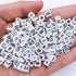 Amaney 810pcs 6x6mm Cube Acrylic Alphabet Letter Beads for Jewelry Making Bracelets Necklaces Key Chains...