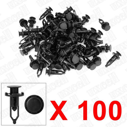 uxcell 100 Pcs Push-Type Automotive Clips Rivet Retainer Bumper Fasteners Clips Ref 52161-02020 for Toyota...