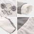 Baby Doll Clothes Casual Cute Handmade Elephant Long-Sleeved Clothing Set Outfit with Hat for 14-17 Inch Dolls Gift Set...