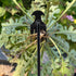 Garden Weed Pulling Tool Uprooting Weeding Tool, 4 Teeth Weed Puller Tool Manganese Steel Garden Weeder Tool for Vegetable Gardening Planting (Bla...