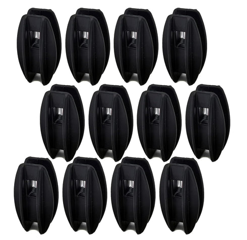 12 Pcs Black Corner Post Electric Fence Insulator for Poly Wire...