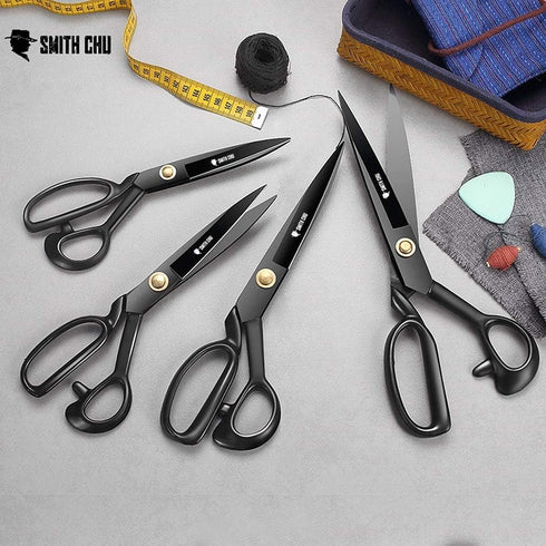 Fabric Tailor Shears Professional 9" Heavy Duty Sewing Scissors for Leather Clothes Industrial Strength High Carbon Steel Tailor Scissors Sharp fo...