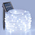 JMEXSUSS 120 LED Solar Powered Rope Lights Outdoor,39.4ft 8 Modes Solar Rope Lights,Waterproof Solar Rope Tube for Fence,Gazebo,Yard,Walkway,Path ...