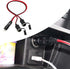 Pack-1 Car Cigarette Lighter Extension Cord, 11.8" PVC Splitter Y Adapter, Power Charger Port, 16AWG Automotive Socket Extension Cable, Universal ...