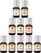 Good Essential - Professional Holiday Fragrance Oil Set Pack of 10 5ml Peppermint, Apple Cinnamon, Hot Chocolate, Cherry, Pumpkin Pie, Candy Cane,...
