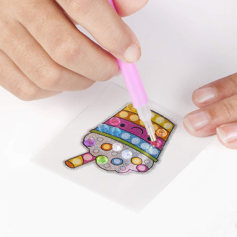 Creativity for Kids Big Gem Diamond Painting Kit: Sweets Stickers and Suncatchers - Diamond Art for Kids, DIY Stickers and Suncatcher Kit for Girl...