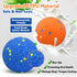 Dog Toy Balls Indestructible Dog Tennis Ball for Aggressive Chewers, 3 Inch Durable Teething Chew Toys Water Toy Interactive Outdoor Fetch Balls f...