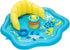 SwimSchool Baby Splash Play Mat – Inflatable Play Pool for Babies & Infants with Backrest – Includes Baby Water Toy Rings– Seafoam Blue Lemon...