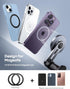 Lamicall Car Phone Holder Mount for MagSafe Magnetic Phone Holder for Car, Hands Free iPhone Car Holder Mount for iPhone 14 13 12 Pro Plus Max Min...