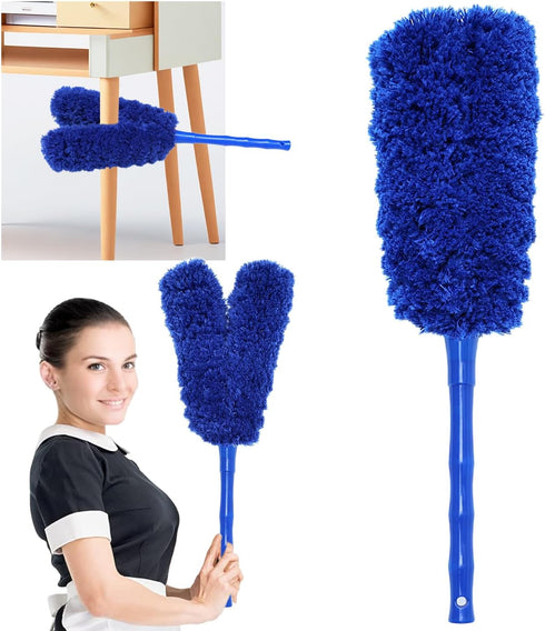 16 inch Microfiber Feather Duster, Big Microfiber Duster Make Home Cleaning More Efficient and Easy, Cleaning Tool for Office, Fan, Car, Computer,...