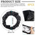 DOERDO 4Pcs Baby Stroller Wheel Cover Protection Covers for Baby Stroller Wheelchair, Black, Small...