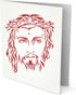 Jesus Stencil, 6.5 x 7.5 inch (S) - Christian Catholic Religious Crown of Thorns Stencils for Painting Template...