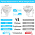 MR16 LED Bulb 5W, 35W to 50W Halogen Equivalent, 12V Low Voltage Spotlights with Long Lifespan for Landscape, Accent, Recessed, Track Lights, GU5....