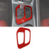 Voodonala for Challenger Gear Shift Panel Covers Decoration Trim Accessories for Dodge Challenger 2015-2022 (Red)...