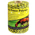 330 Feet Electric Fence Polywire, 100 Meters 1/8" Diameter Portable Electric Fencing Poly Wire Rope Line 6 Steel Strands for Reliable Conductivity...