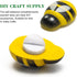 150PCS Tiny Bees Craft, 3 Size Self-Adhesive Embellishments Painted Small Bees Wood Bumble Bee Stickers for Scrapbooking Decoration and DIY Craft ...