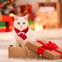 2 Pieces Christmas Pet Scarf Knitted Pet Collar Winter Cat Neck Warmer Solid Pet Scarf Puppy Cat Costume Accessories Mini Knitted Scarf for Small ...