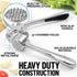 Zulay Kitchen Premium Garlic Press Set - Rust Proof & Dishwasher Safe Professional Garlic Mincer Tool - Easy-Squeeze, Easy-Clean with Soft, Ergono...