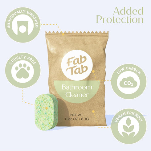 Multi-Purpose & Bathroom Cleaner Refill Tablets - Natural Cleaning Products - All-Purpose Cleaner Tablets - Plant-Based - No Harsh Chemicals - 8x ...