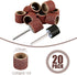 22 Pet Nail Grinder Replacement Kit with Grit Sanding Bands Pet Nail Smoother Dog Claw Care Black Grinding Drums Dog Nail Grinder Replacement Dog ...