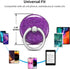 Bling Glitter Phone Grip, Round Cell Phone Ring Holder Stand Purple for Women Girls, Compatible with Smartphone, Tablet, E-Reader, Etc (PU)......