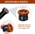 10 Pieces Variable Arc Nozzle, Replacement Pop-up Sprinkler Heads Compatible with Most of Adjustable Pop Up Sprinkler Spray Head for Garden Lawn I...