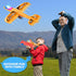 6 Pack LED Airplane Launcher Toys with 2 Launchers, 2 Flight Mode Glider Catapult Plane with Stickers, Flying Outdoor Toys for 3 4 5 6 7 8 9 10 11...