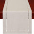 Grelucgo Handmade Hemstitched Polyester Rectangle Table Runners and Dresser Scarves, Beige 14x54 inch...
