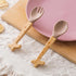 Mamimami Home Baby Feeding Spoon, Bamboo Wood and Silicone Baby Fork and Spoon - Soft Curved Silicone Tip Spoons - Suitable for Baby and Toddlers ...