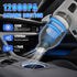 Handheld Car Vacuum Cleaner, 12000PA Mini Vacuum Cleaner Cordless with Brushless Motor, 4 in 1 Rechargeable High Power Portable Car Vacuum for Car...