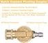 Pressure Washer Gutter Cleaner Attachment - 240 Degree Pivoting Coupler, 1/4” Quick Connect, 7 Angles for Power Washer Spray Nozzle, 4500 PSI...