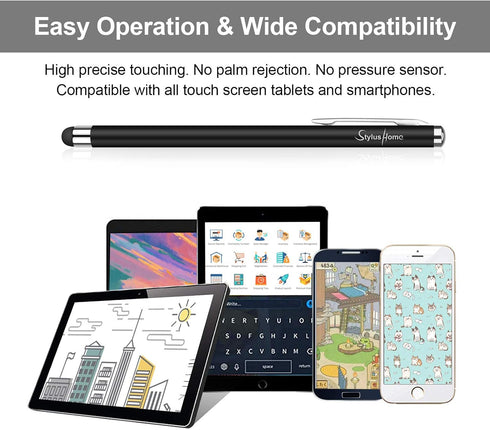 Stylus Pens for Touch Screens, StylusHome 6 Pack High Precision Capacitive Stylus for iPad iPhone Tablets Samsung Galaxy All Universal Touch Scree...