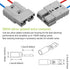 8 Pcs 10-12 Gauge Battery Quick Connector 50 Amp Battery Quick Connect Disconnect with 10/12 AWG, Wire Harness Plug Kit Cables Connect Disconnect ...