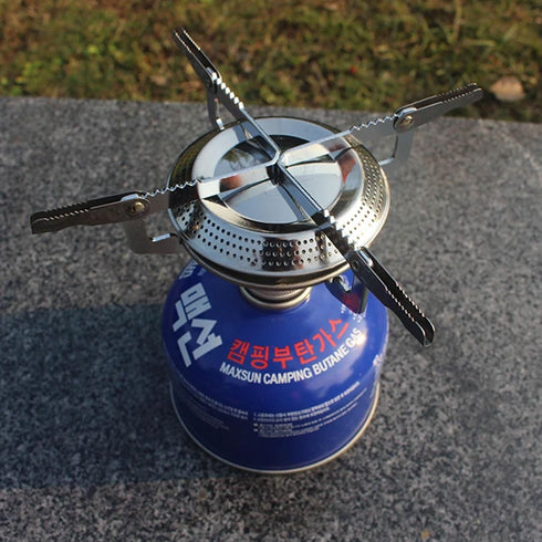 Windproof Camping Gas Stove Portable Foldable Backpack Electronic Stove Head Outdoor Cooking Picnic HikingMountaineering Camping...