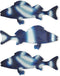 Americanflat Three Metal Fish Wall Décor Set - 3x9.5 Fish as Outdoor Metal Wall Art Decorations - Modern Style Wall Hanging Décor for Patio, Garde...