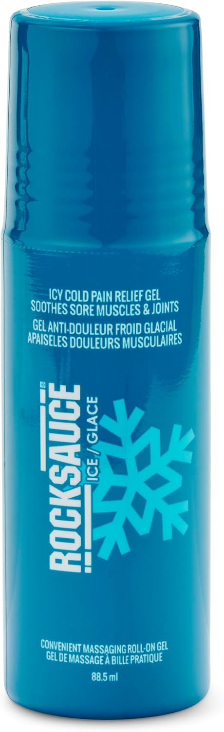 RockTape RockSauce Ice Cooling Muscle Relief Cream with Menthol, 3 Ounce...