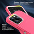 Sansunto Women Case for iPhone 13 Pro Max & iPhone 12 Pro Max, Full Body Protection Heavy Duty Shockproof Silicone Rubber Rugged Durable Phone Cov...