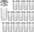 VERONES Mason Jars 12 OZ, Canning Jars Jelly Jars With Regular Lids, Ideal for Jam, Honey, Wedding Favors, Shower Favors,15 PACK...