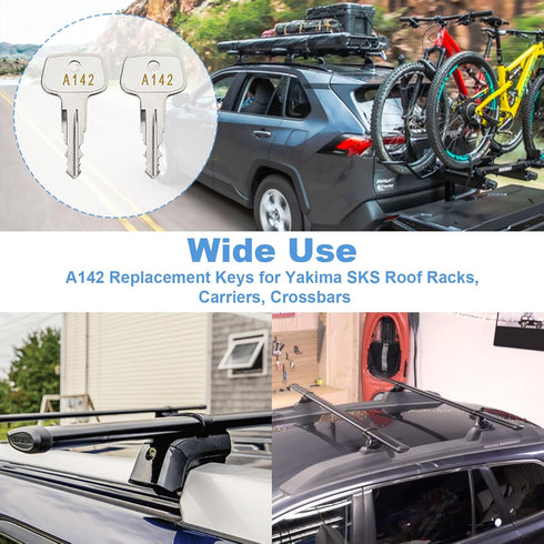 A142 Yakima cargo roof carrier key,yakima roof rack key,SKS roof rack key for YYakima SKS Ski,Roof,Cargo Box,Carrier Racks and Crossbars.(Code A14...