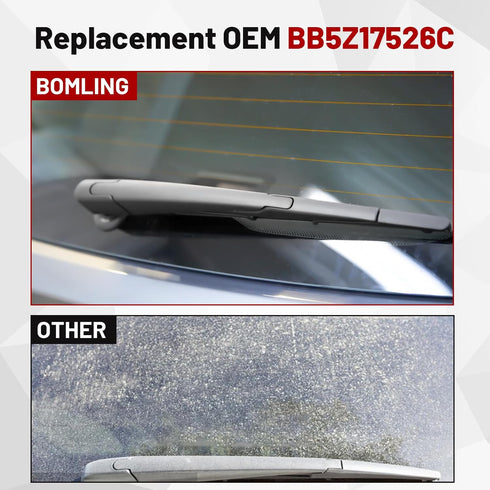 Rear Windshield Wiper Arm Blade Compatible with Ford Explorer 2011-2018, 2013-2019 Escape, 2015-2019 Lincoln MKX, Replace BB5Z17526C, OEM Style Re...