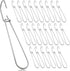 Pattern Hooks 24 Pcs Metal Pattern Hangers 7.3" Sewing Pattern Making Paper Storage Hanging Hook...