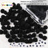 Veroave 150 Pieces Pom Poms 1 Inch Black,Small Pom Poms for Crafts, Puff Balls, Arts and Craft Pom Pom Balls for DIY Art Creative Crafts Decoratio...