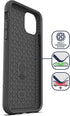 ENCASED Rebel Armor for iPhone 11 Case - Ultra Protective Heavy Duty Rugged Cover (Black)...