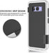 Jeylly S8 Case, Galaxy S8 Case with 2 Pack HD Soft Screen Protector, Contrasting Colors Ultra Slim One-Piece Anti-Slip Rugged Soft TPU Bumper Shoc...