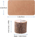 Wood Place Card Holders, 10Pcs Premium Rustic Table Number Holders and 20Pcs Kraft Table Place Cards, Wood Photo Holders, Ideal for Wedding Party ...