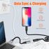 AGVEE [3.3ft Lightning Extension Cable Braided Female to Male Extender Cord for iPhone iPad Charger, Data Sync Video Audio & Charging Connector Ad...