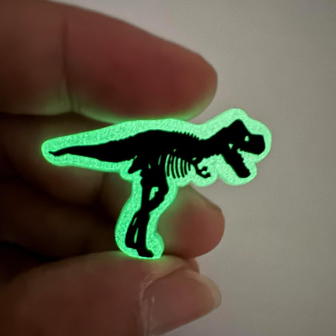 12Pcs Glow in the night dinosaurs shoe charms for Boys Kids shoe Decoration PVC Decoration for Shoes Bracelets Dinosaurs Themed Party Favor...