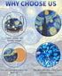 NUFTVI Diamond Painting Van Gogh Starry Night Coasters, 6 PCS Diamond Painting Coasters Craft Kits Gift for Beginners and Adults....