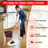 3 Pack Mop Replace Head, Great Cleaning Power Spin Mop Replacement Head for Easywring 1-Tank System, Easy Cleaning, Microfiber, Machine Washable f...